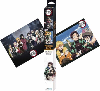 Demon Slayer Kimetsu No Yaiba Series 2 Unframed Boxed Poster Set