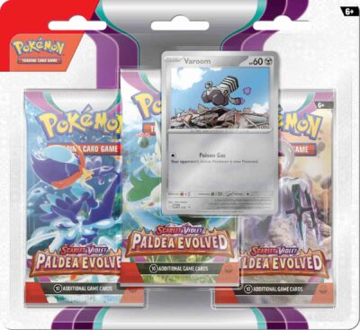 Pokémon Scarlet & Violet Paldea Evolved 3-Pack Blister