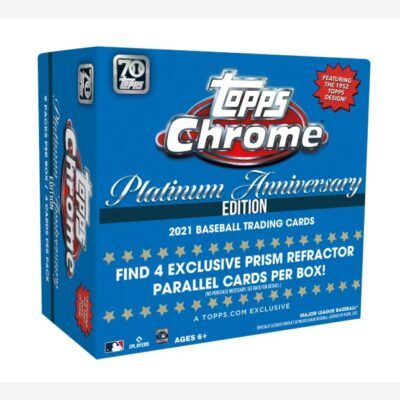 2021 Chrome Platinum Anniversary Mega Box