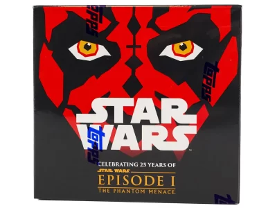 Star Wars: The Phantom Menace Chrome Sapphire Edition Hobby Box