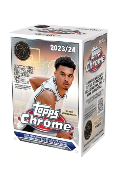 2023-24 Topps Chrome Basketball Blaster Value Box