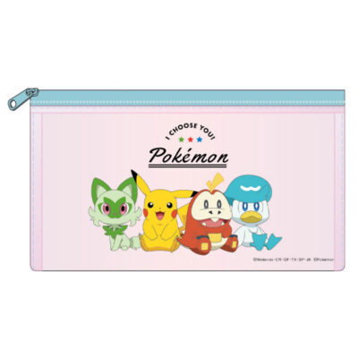 Pokemon Clear Flat Pouch Group