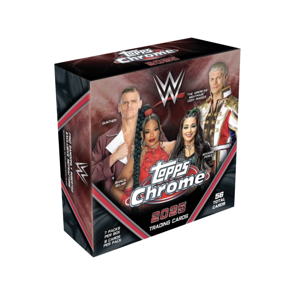 2025 Topps Chrome WWE Mega Box Cognizant Card Breaks