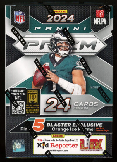 2024 Panini Prizm Football Hobby Blaster Box (Orange Lazer Prizms!)