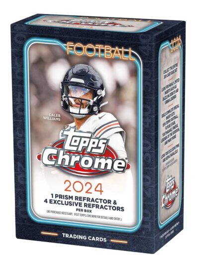 2024 Topps Chrome Football 7-Pack Blaster Box