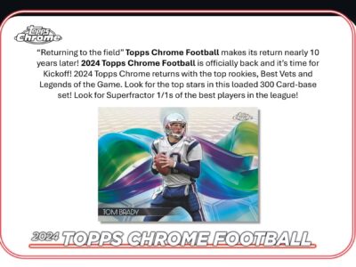 2024 Topps Chrome Football Breaker Delight Box