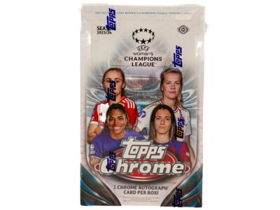 2023/24 Topps Chrome UEFA Women's Champions League Soccer Hobby Box