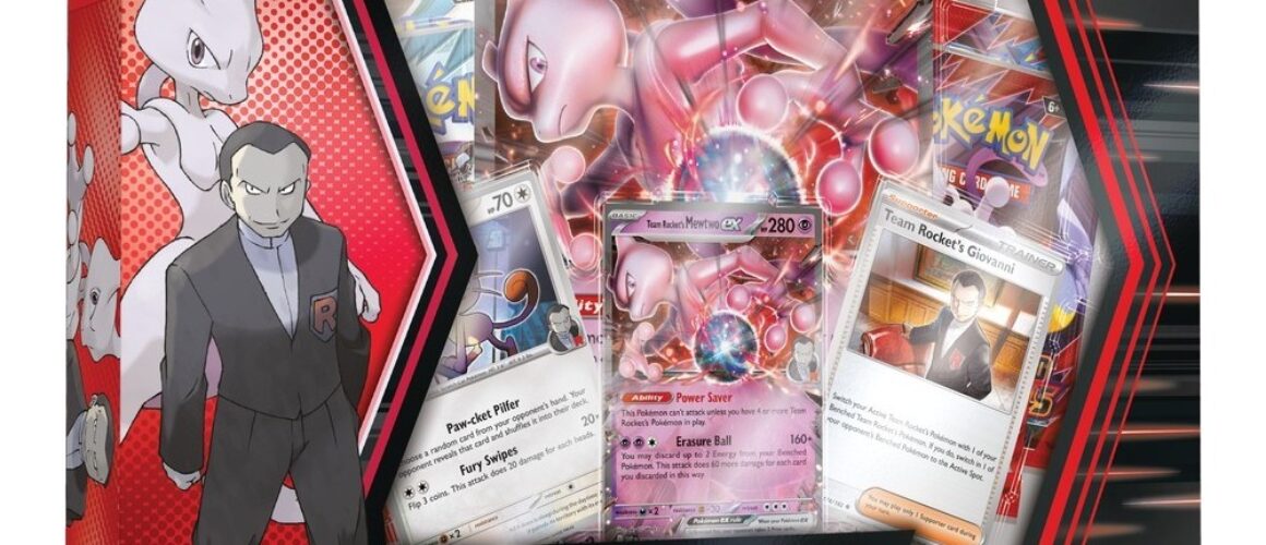 Pokemon Team Rocket's Mewtwo ex Box
