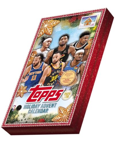 2025-26 Topps Holiday Basketball Countdown Calendar Box