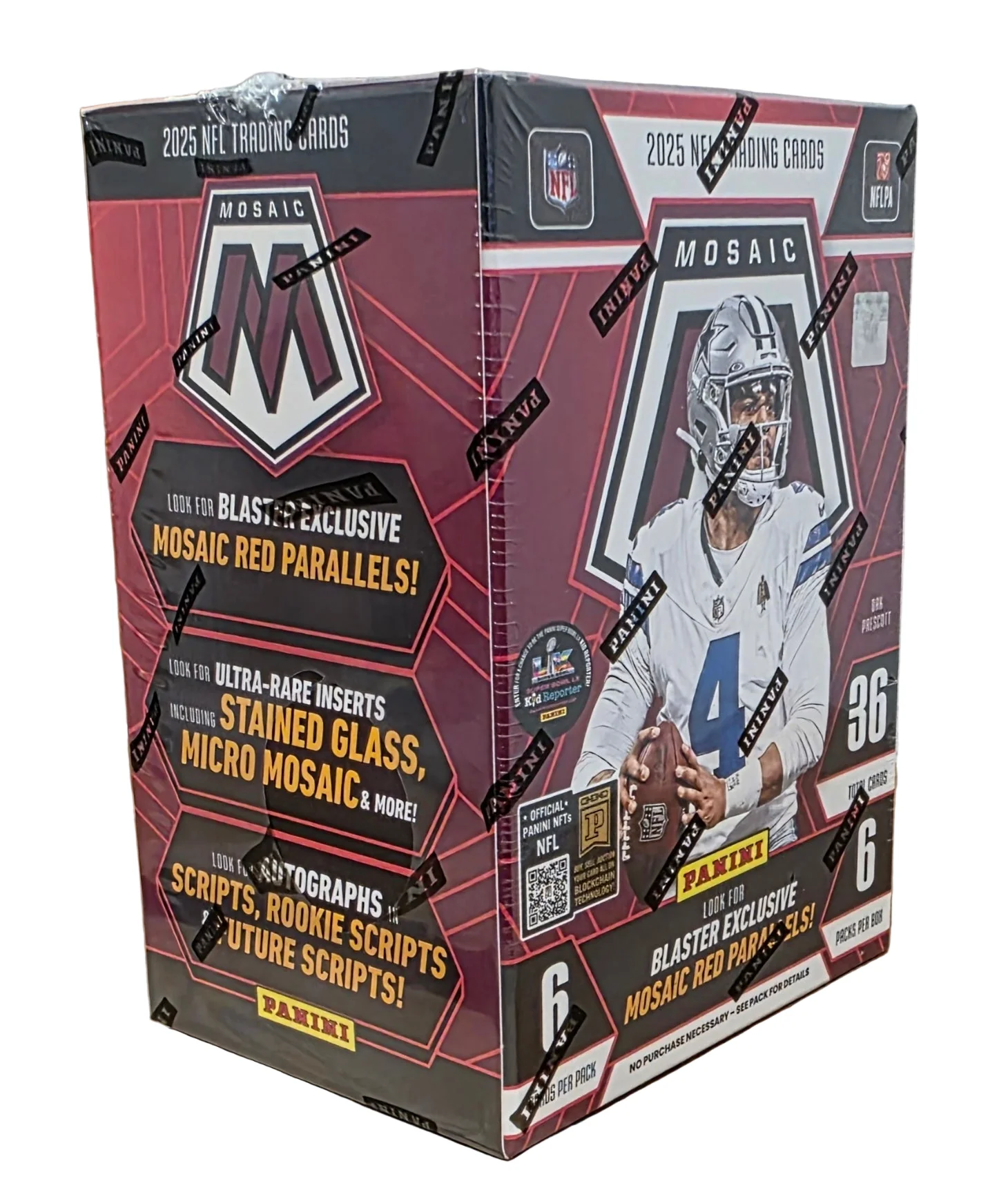 2025 Panini Mosaic Football 6-Pack Hobby Blaster Box – Cognizant