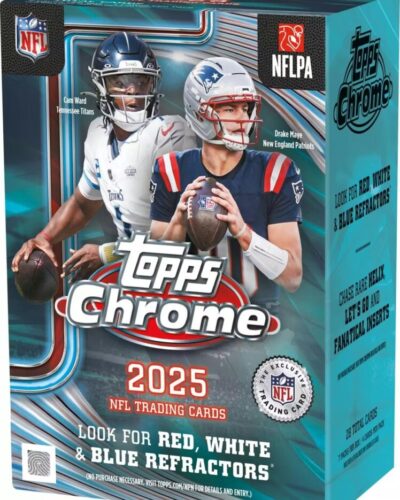 2025 Topps Chrome Football Blaster Box