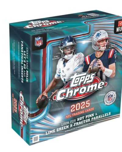 2025 Topps Chrome Football Mega Box